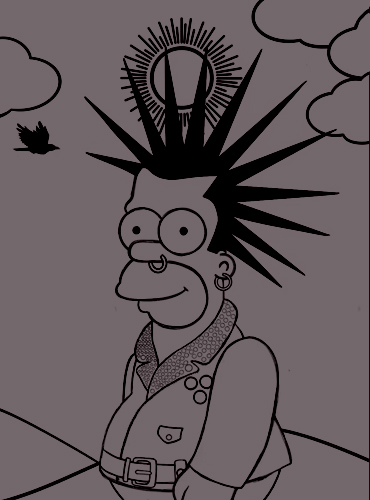 homer punkrocker