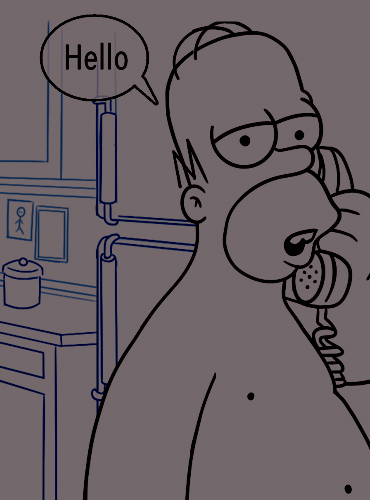 homer phone hello 1